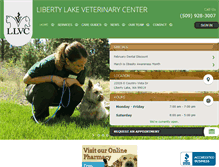 Tablet Screenshot of libertylakevetcenter.com
